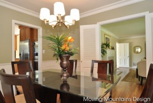 San Gabriel house staging dining room