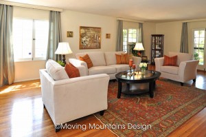 Livingroom Pasadena after Home Staging