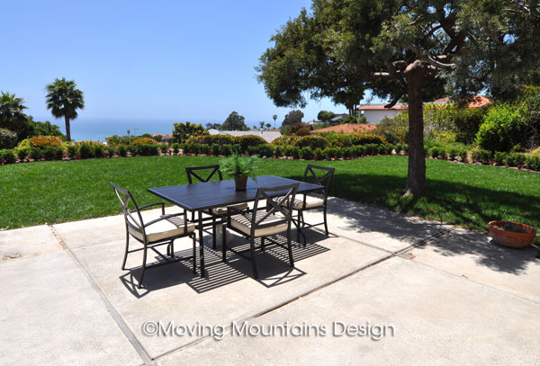 Patio staging in San Clemente