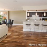 Kitchen and dining area of Century City Los Angeles home staging