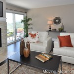 Bel Air Los Angeles house staging livingroom