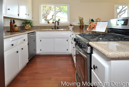staged kitchen in Torrance home for sale