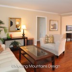 Whittier home staging for Real Estate Investors Living Room and Family Room