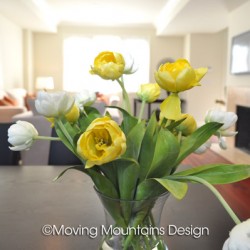 Los Angeles Home Staging Beautiful Flowers