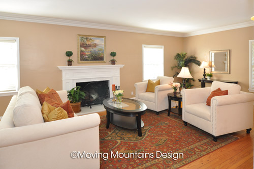 Home staging San Marino living room