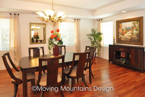 Arcadia house for sale dining room after home staging