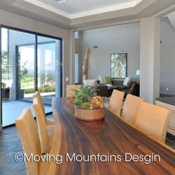 Contemporary dining room home staging in Pasadena