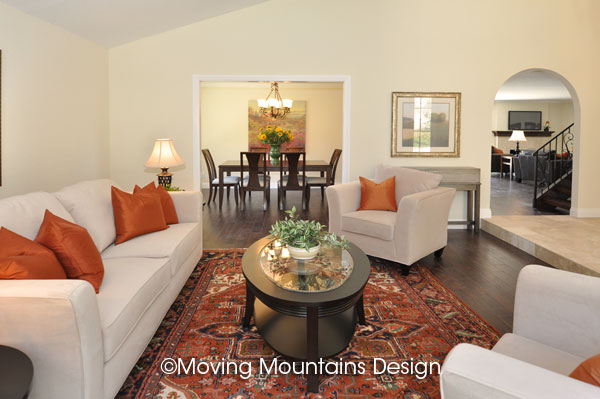 Livingroom Home Staging in San Clemente