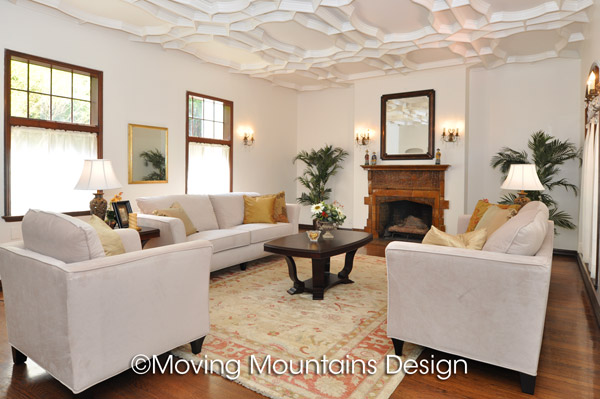 San Marino Home Staging Living Room by San Marino Real Estate Stagers