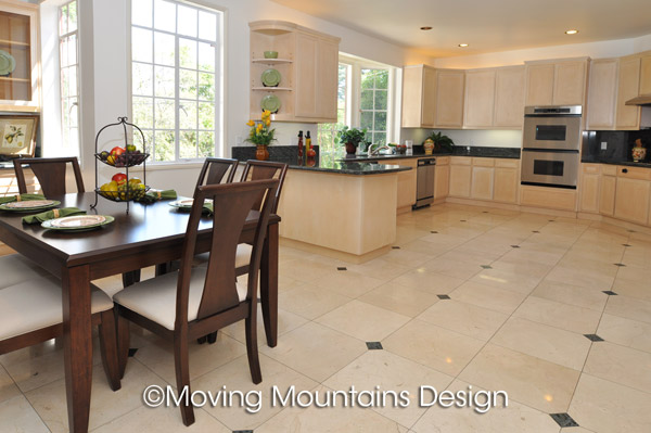 San Marino Kitchen Home Staging by Moving Mountains Design