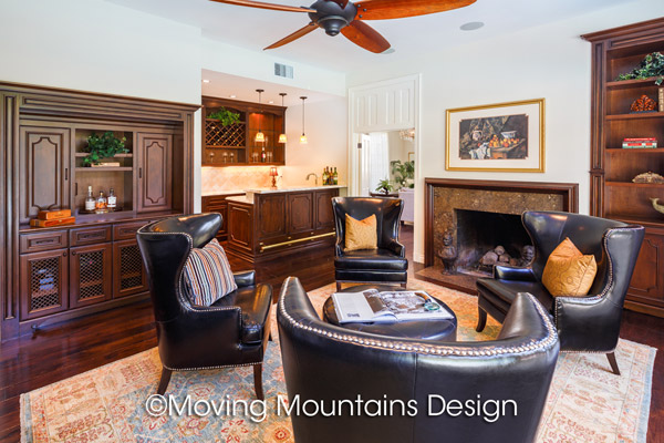 Home Staging Beverly Hills Gentleman's Den