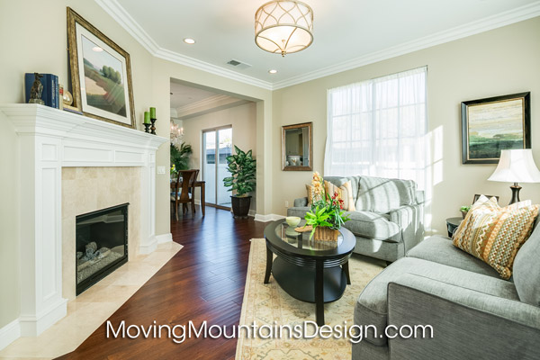 Arcadia Condo Home Staging Living Room