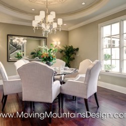 Luxury Dining Room Model Home Staging in Arcadia