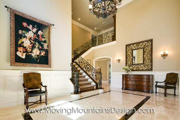 Arcadia Luxury Builder Home Staging Entry