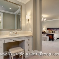 Luxury Master Bedroom Model Home Staging in Arcadia