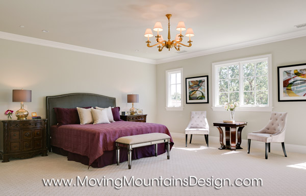 Beautiful Master Bedroom home staging