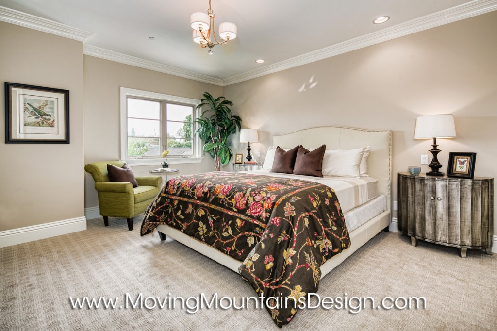 Master Bedroom Beautiful Home Staging