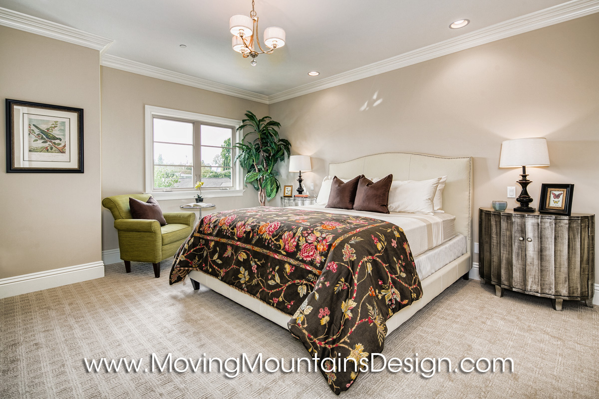Master Bedroom Beautiful Home Staging