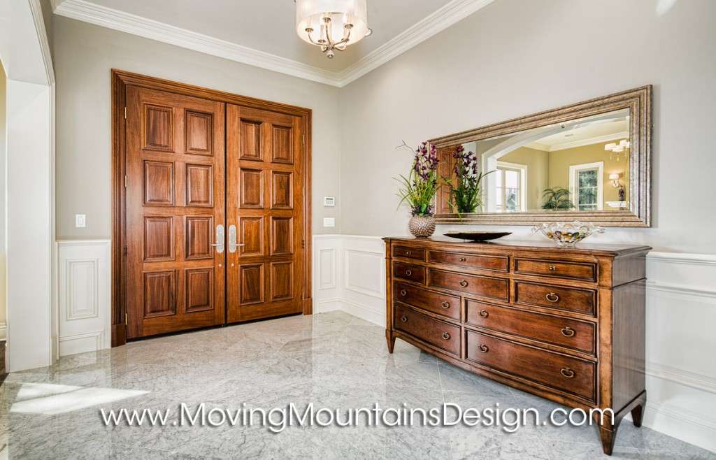 Arcadia Home Staging Entry with Marble Floor