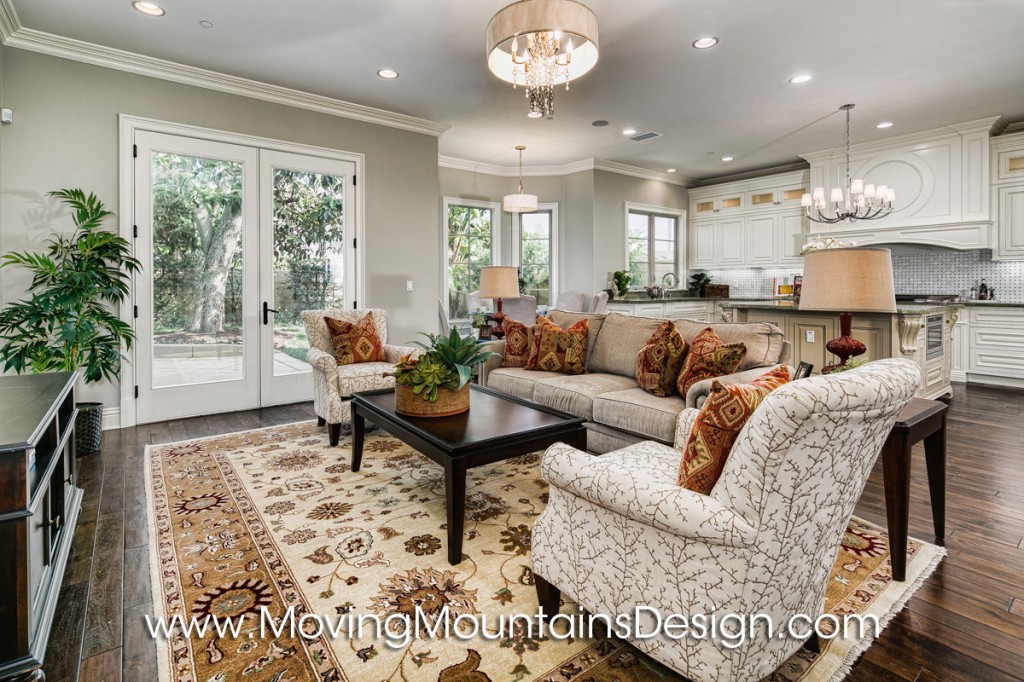 Beautiful Arcadia Home Staging Family Room