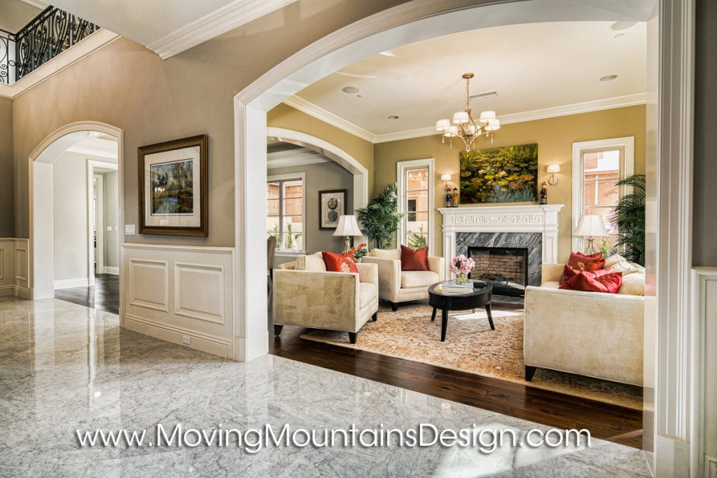 Living room Arcadia Home Staging New Construction