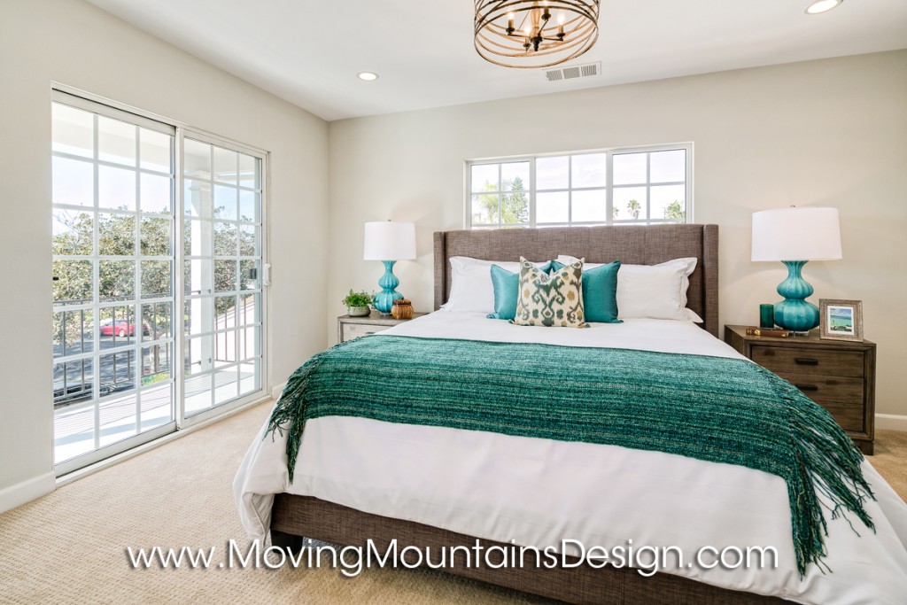 Real Estate Staging a Master Bedroom in Los Angeles