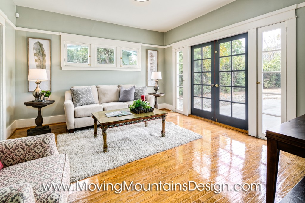 Family Room Home Staging For Investors