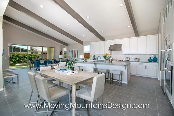 Mid-century Modern Model Home Dining room