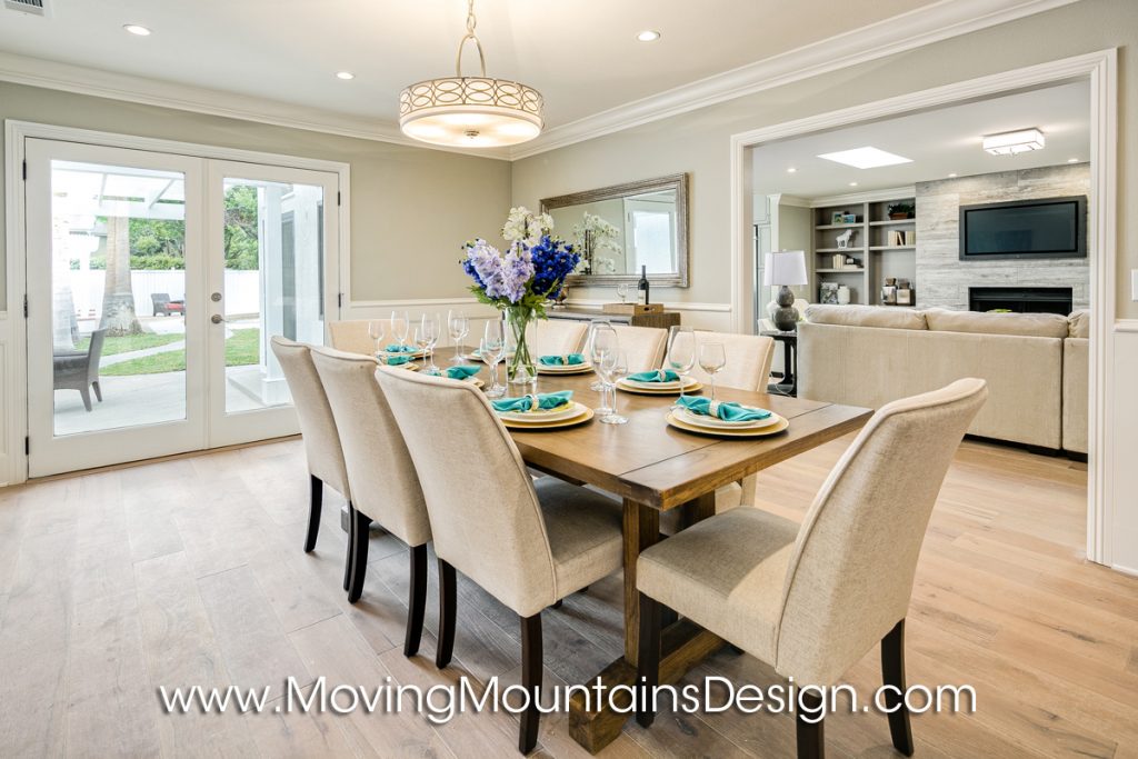 Dining Room home staging in Arcadia