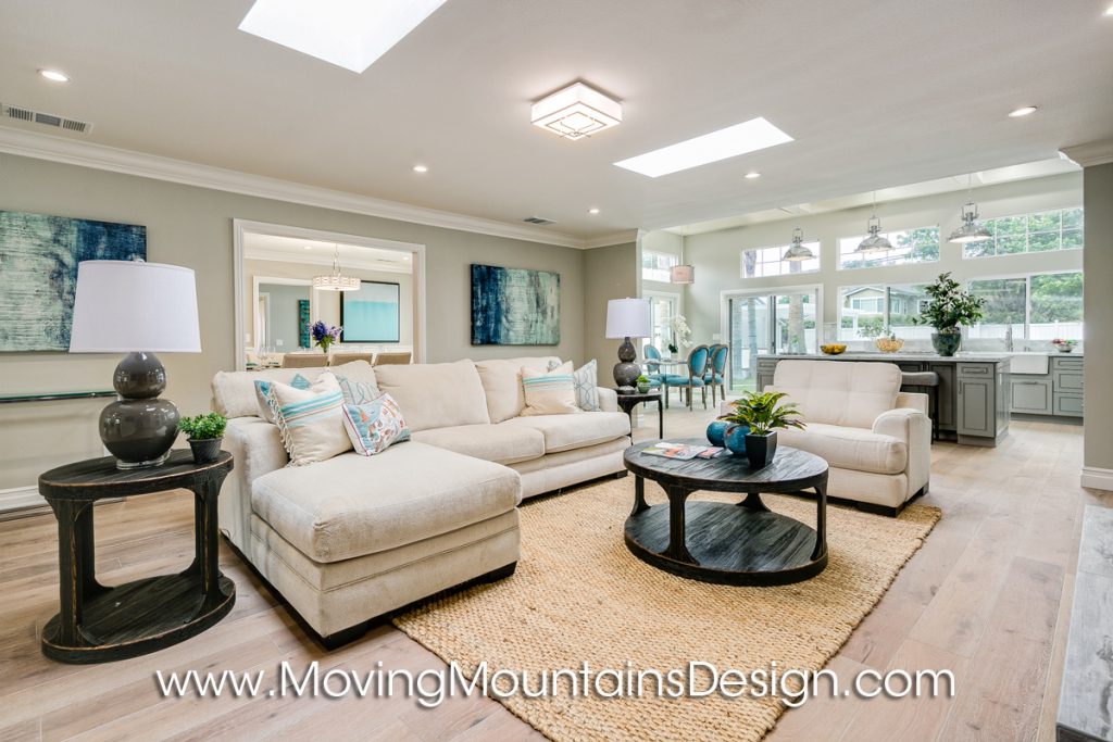  Arcadia Family Room home staging