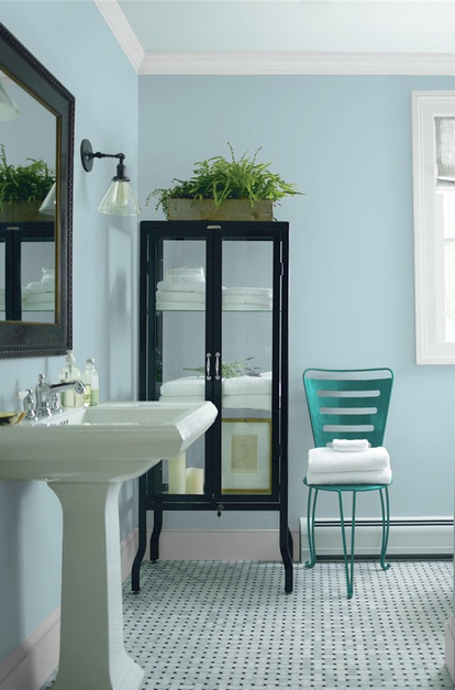 Best blue paint color for bathroom