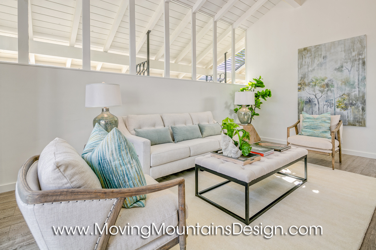 Pasadena Home Staging Living Room