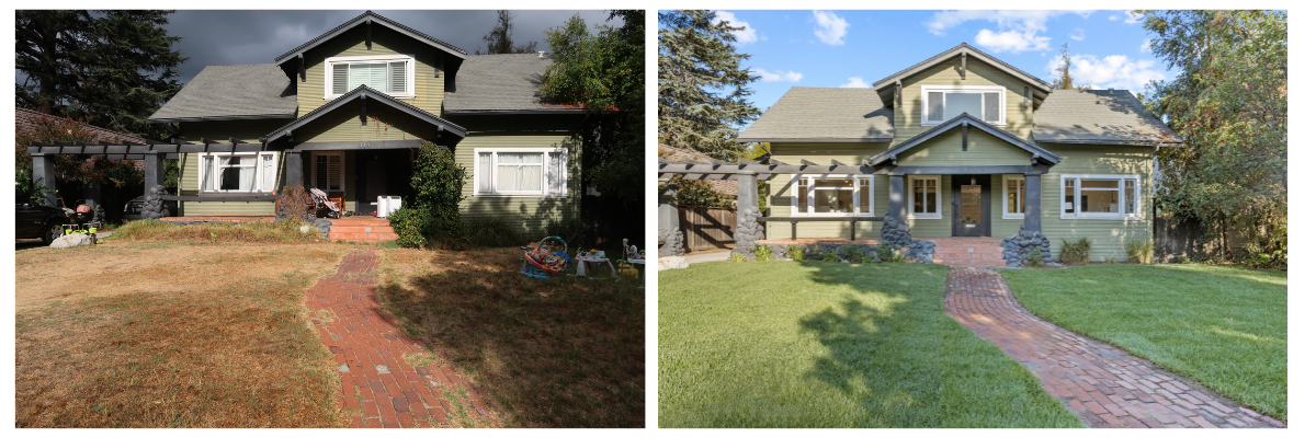 Curb Appeal Before and After
